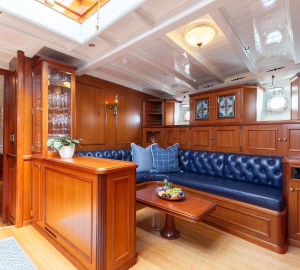 Panelling and leather upholstery