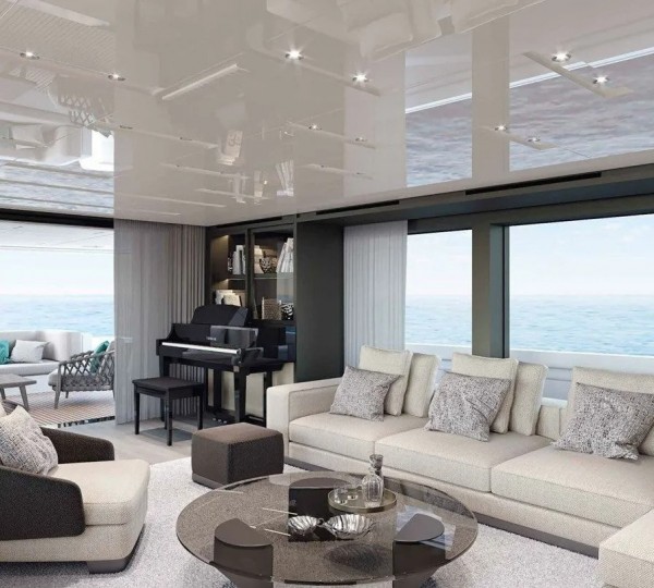 View to aft deck from main salon