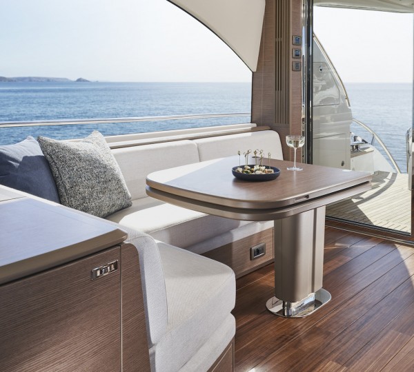 Main saloon leading to aft deck