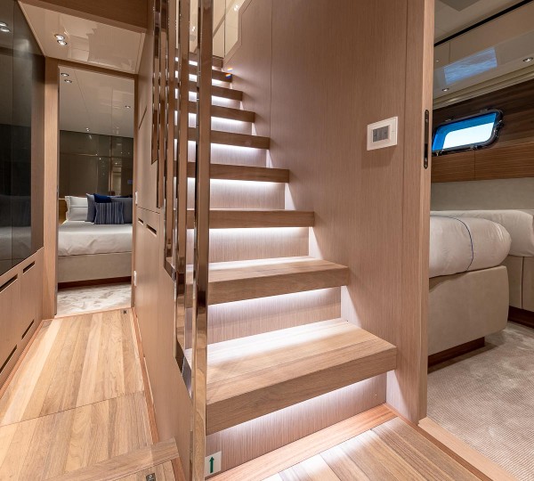 Central staircase lower deck level