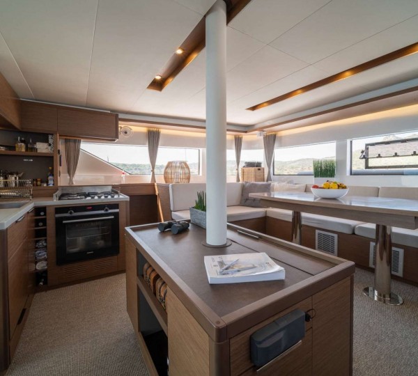 Main Salon Integrated Galley And Seating