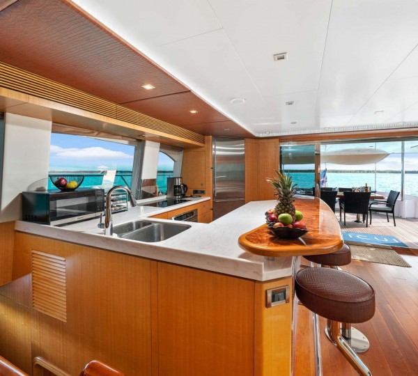 Motor Catamaran INDIGO Galley