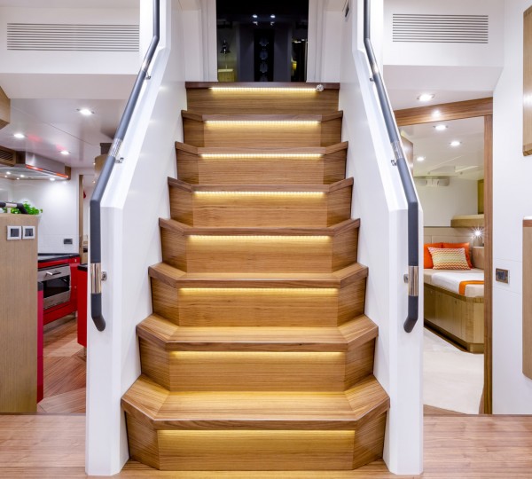 Stairs Into Main Salon