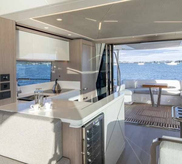 Main Salon Aft With Integrated Galley