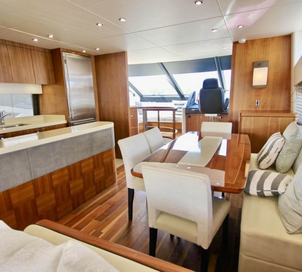 Main Salon Dining And Galley