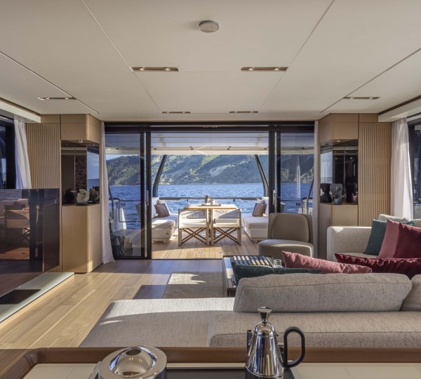 Main Salon View Out To Aft Deck