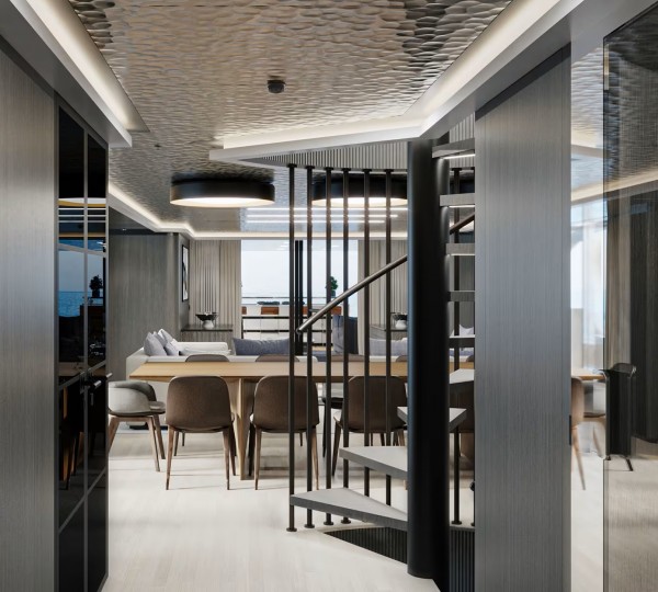 View Into The Main Salon