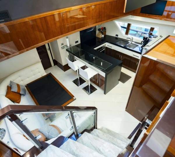 Lower Deck Galley And Dining