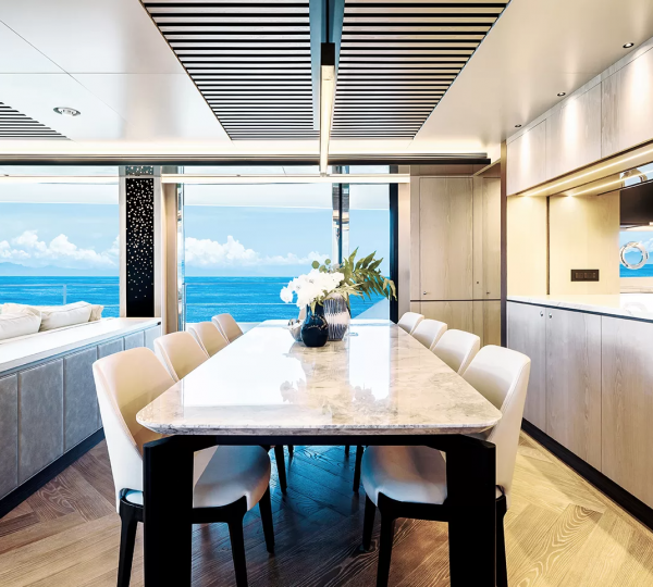 Main Salon Dining Views