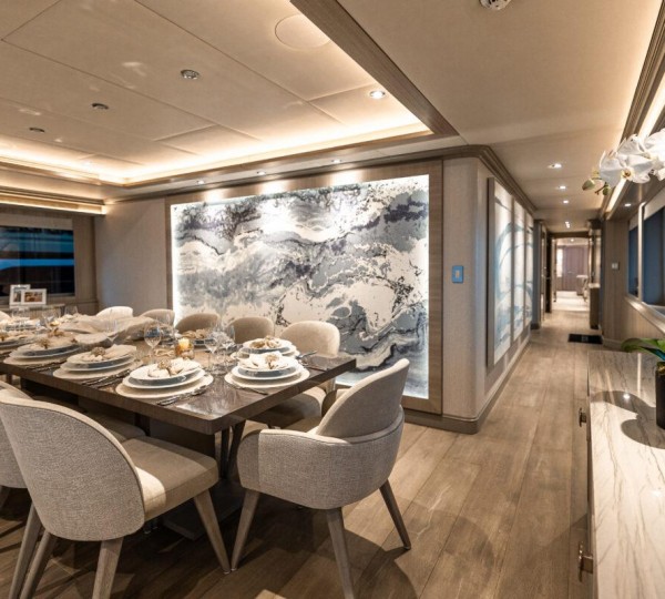 Main Salon Dining View Forward