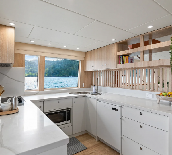 Main Salon Open Plan Galley