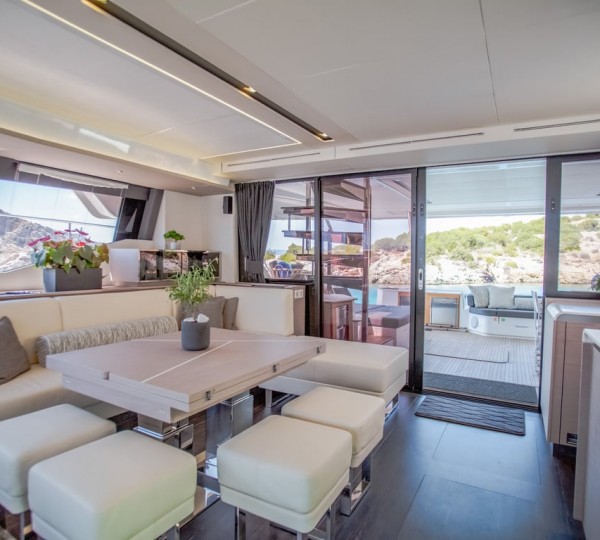 Main Salon View Onto The Aft Deck