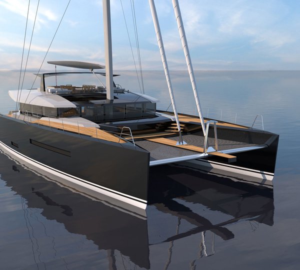 33m RUIYING Catamaran Forward View