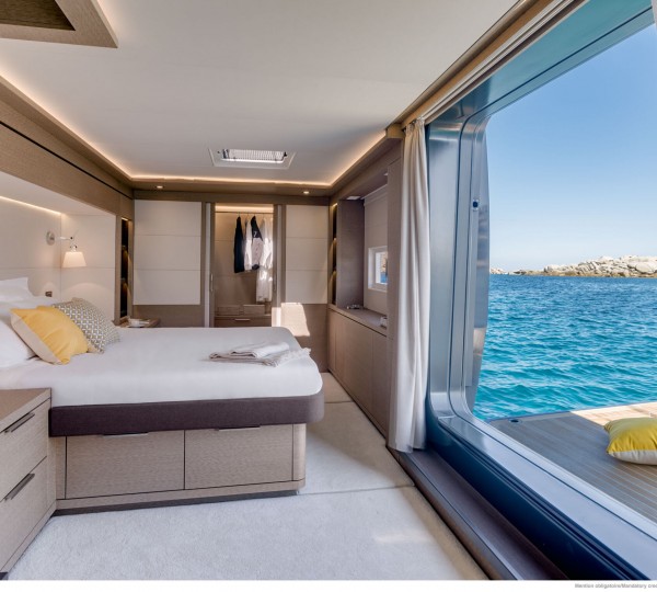 Master suite with fold out balcony