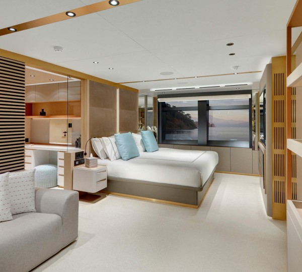 Impressive master suite