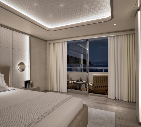 Master suite view to private balcony