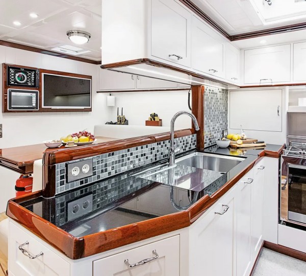 Well equipped galley