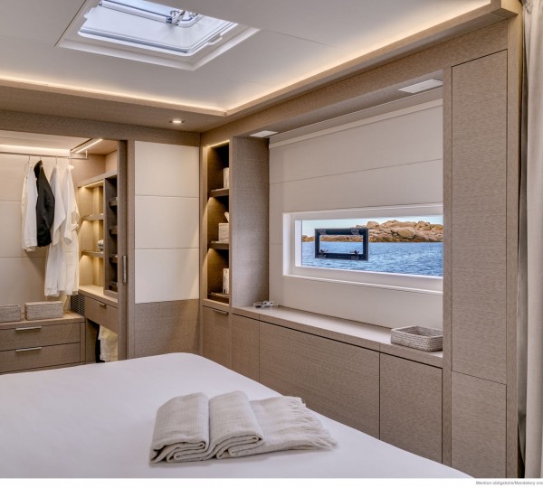 Main salon view into walk in wardrobe