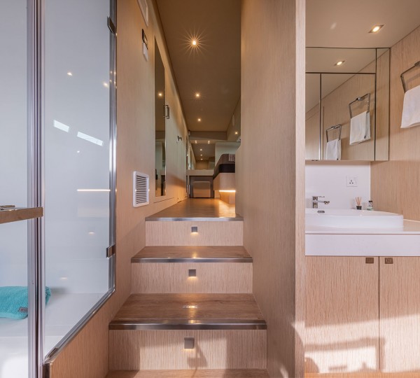 Master suite with split level ensuite