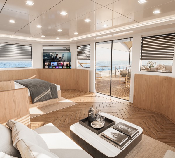 Owners suite view aft