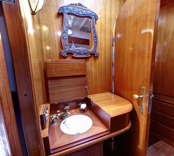 Timeless bathrooms onboard