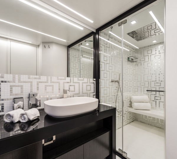 Master bathroom with double shower