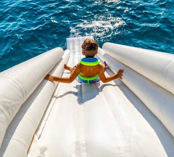Fun On The Water Slide