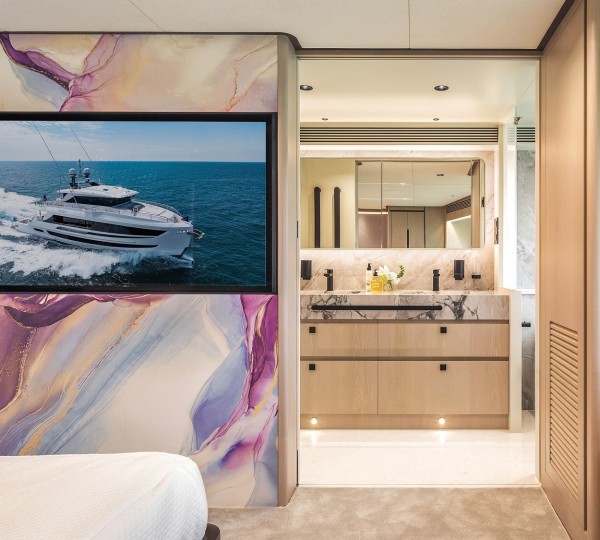 Master Suite View Into The Ensuite Bathroom