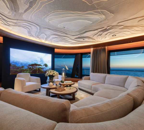 Main Salon At Sunset