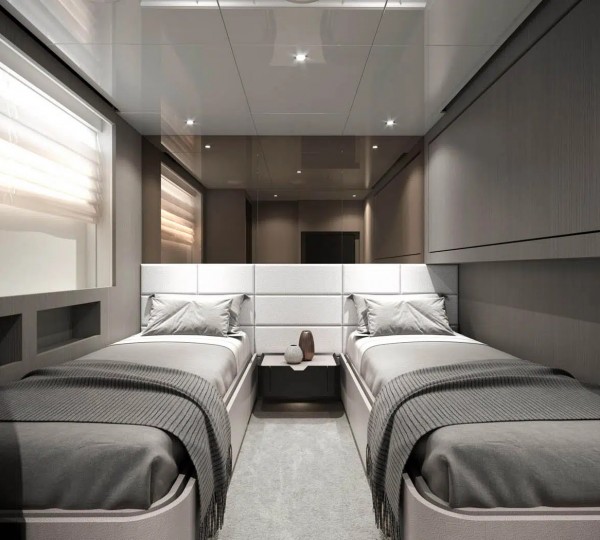 Twin Guest Suite (rendering)