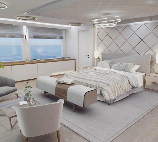 42m Arkin Pruva Interior - Cabin