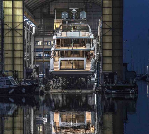 44m Yacht INK Emerges From The Shed