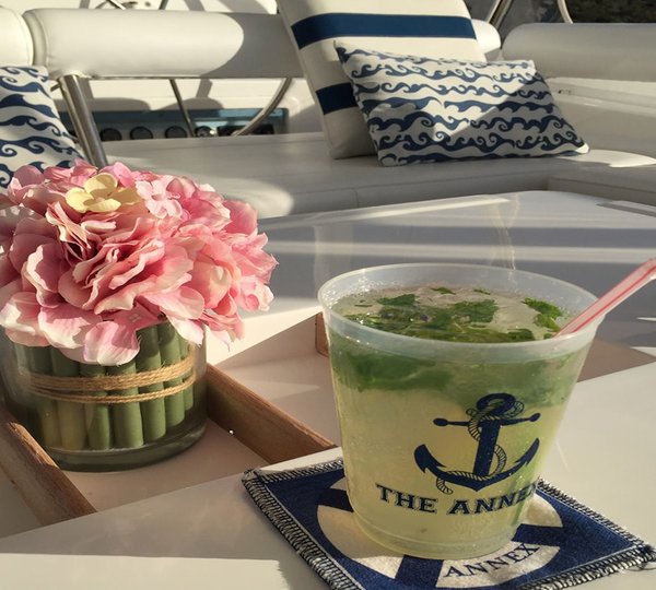 Cocktails aboard THE ANNEX