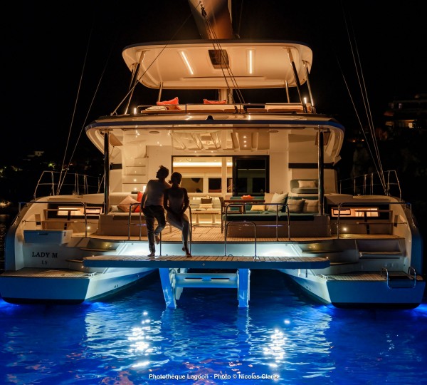 Deck lights on board