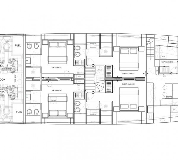 Sanlorenzo Yachts SD118 Lower deck