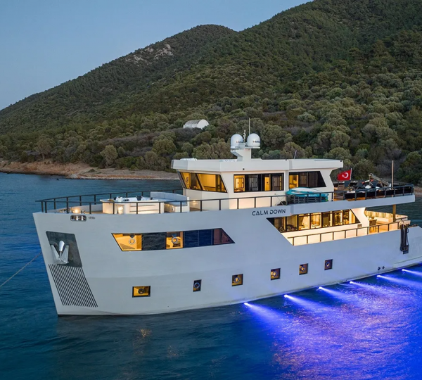 At Night With Water Lights