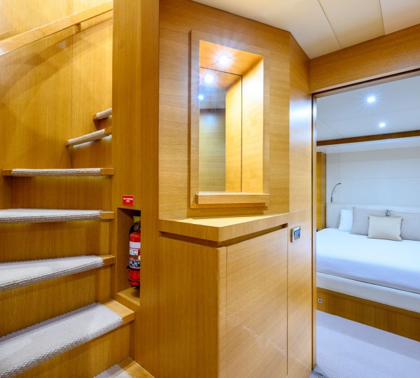 Stairs Down To The Lower Deck