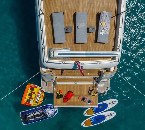 Water Toys At The Stern