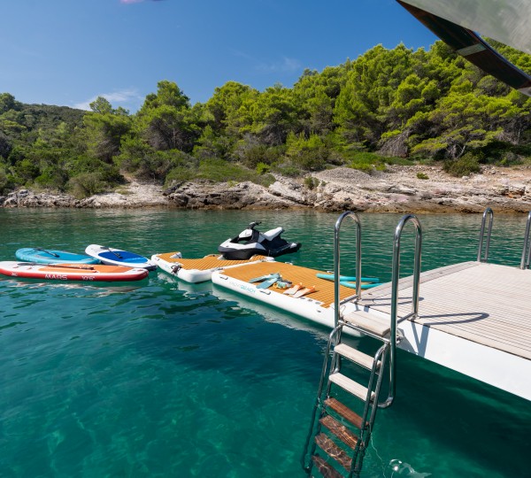 Swim Platform And Water Toys