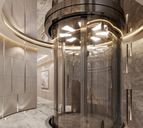 Main Lobby With Elevator