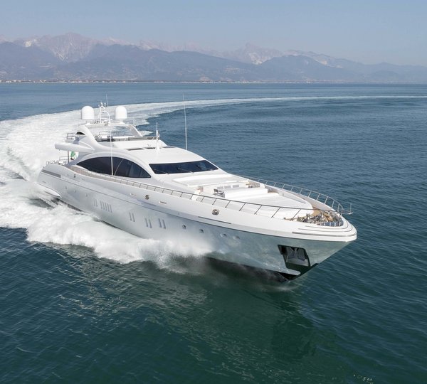 50m Mangusta Open Style Superyacht Cruising