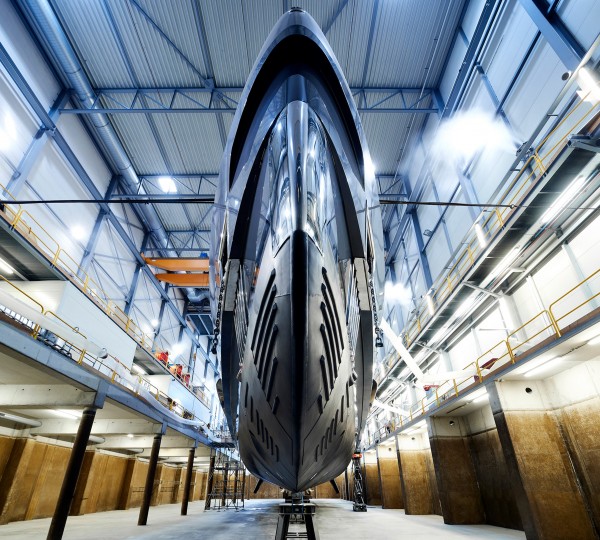 50m Superyacht Project Boreas - Bow