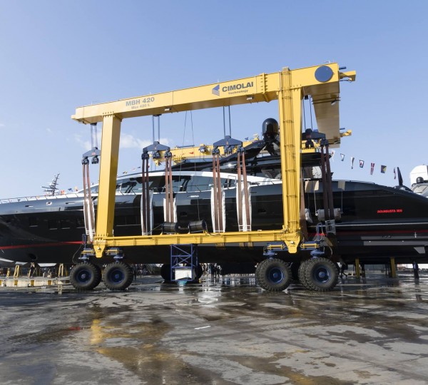 Luxury yacht Black Legend