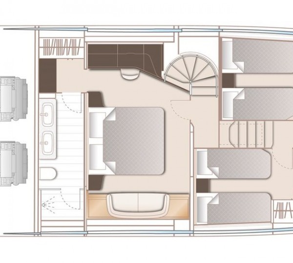 Lower deck layout