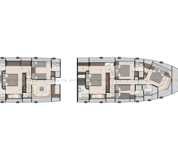 Layout - lower deck cabin detail