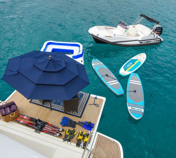 Swim platform and water toys