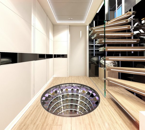 Foyer With Wine Cellar