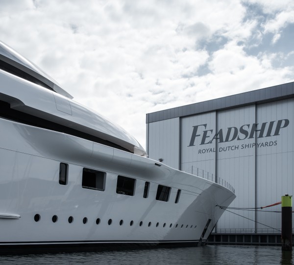95m Feadship Mega Yacht Bliss Launched 