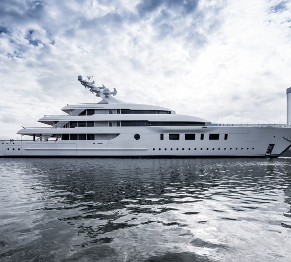 95m Feadship Superyacht BLISS Launched 