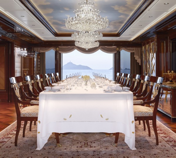 Main deck dining area